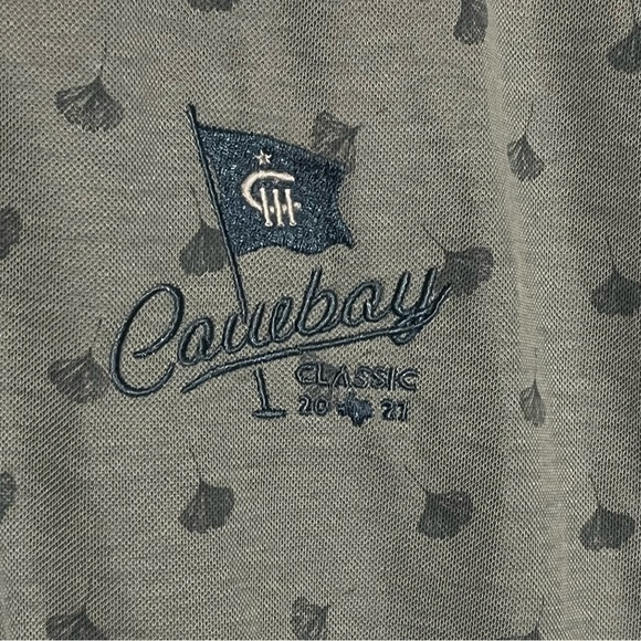 Men's Link Soul Cowboy Classic Blue Golf Polo Shirt - Picture 8 of 9